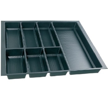 Portaposate Kristal Agoform per cassetto lunghezza 600 mm, finitura Antracite