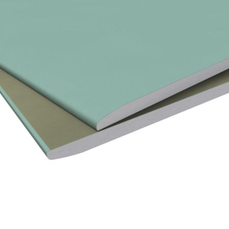 Idrolastra GKI Knauf in cartongesso per ambiente umido interno, curvabile, dimensioni 1200x2000x12,5 mm, finitura Verde