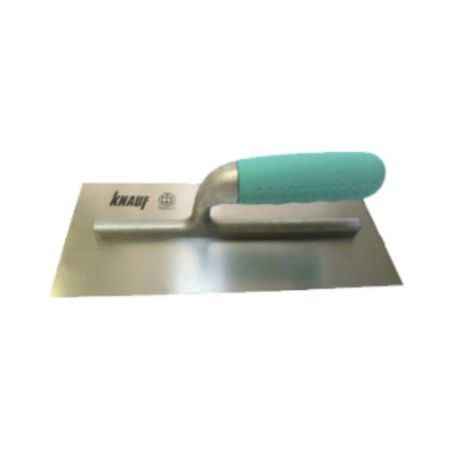 Spatola bordi smussati Kanuf per lavorazioni cartongesso, dimensioni 360x100 mm, materiale Acciaio Inox