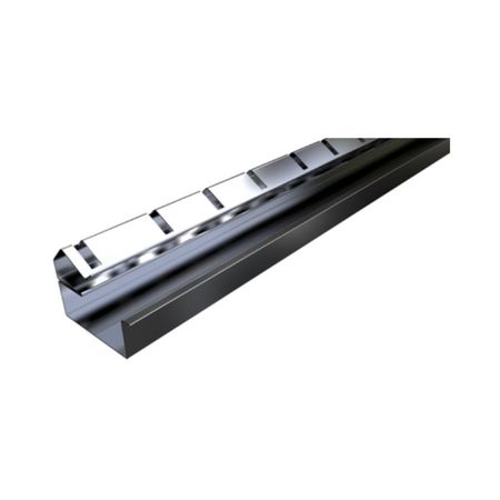 Profilo Stalfire Knuaf per trave e pilastro in acciaio C 50, dimensioni 48x2000x0,6 mm