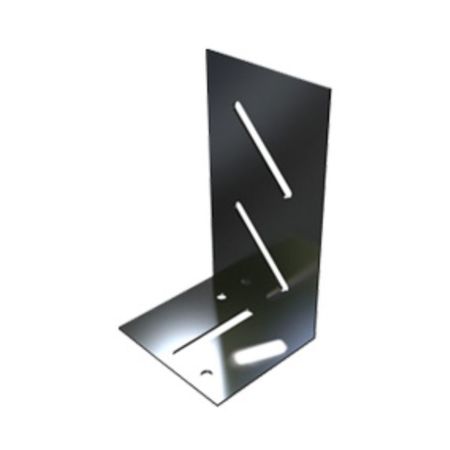 Squadretta superiore Knauf, per profilo asolato verticale U 100/40 spessore 2 mm