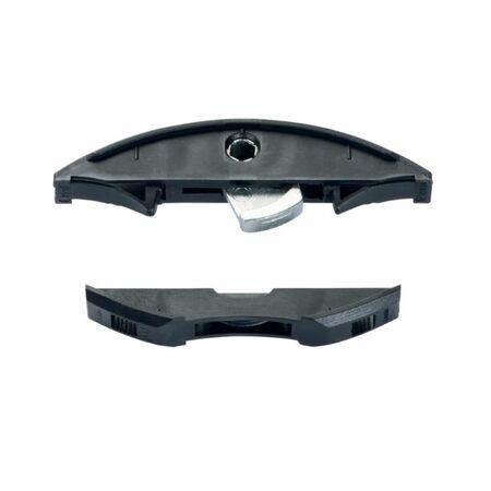 Confezione 80 giunzioni Clamex P-14/10 Flexus Lamello per mobile smontabile, spessore minimo 12 o 18 mm, dimensioni 64x13,5x9,7 mm, Plastica finitura Nero