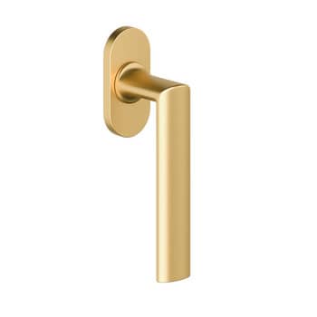 Maniglia per finestra DK serie Lambrate Le Fabric Contemporary, in Ottone, finitura Naturale