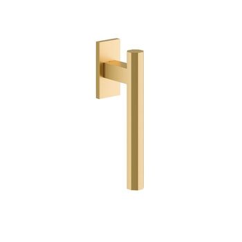 Maniglia per finestra DK Otta L, Le Fabric Handles Contemporary, in Ottone, finitura Naturale