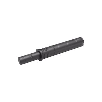 Cricchetto K-push Tech Livenza per anta mobile, versione Strong con paracolpo 20 mm, dimensioni 10x49,5 mm, finitura Antracite