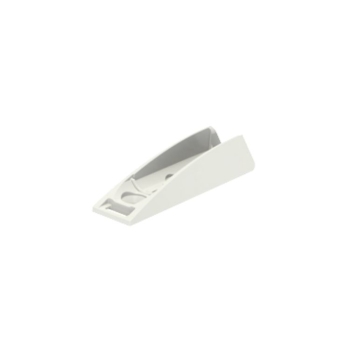 Basetta K-push Tech Livenza per cuffia ridosso, versione corta 20 mm, dimensione 59,3x14,4 mm, finitura Bianco
