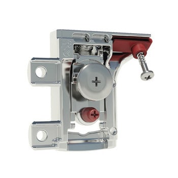 Attaccaglia Destra Libra H8 63420700 Livenza, per pensile, a scomparsa, dimensioni 67,8x64 mm, finitura Zincato
