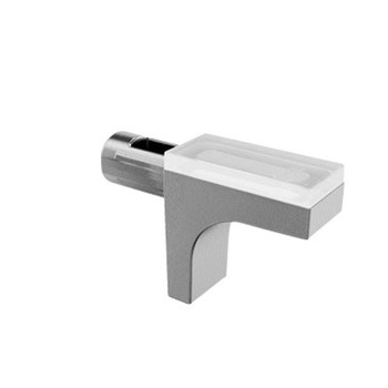 Supporto Reggipiano K Line 10208030 Livenza, per ripiano in vetro, gambo diametro 5 mm, finitura Nichelato