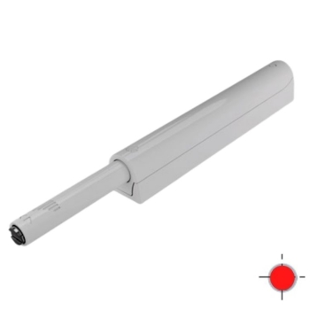 Cricchetto K-push Livenza per anta mobile, versione Strong con magnete 37,2 mm, dimensione 12x82 mm, finitura Bianco