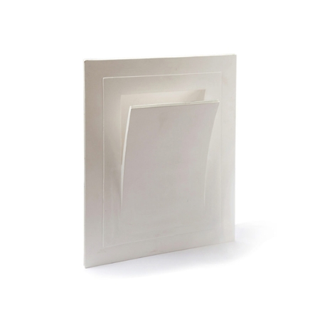 Faretto ad incasso 39 LV Stucchi per cartongesso, a scomparsa, porta lampada E27, dimensioni 450x570 mm, materiale Gesso