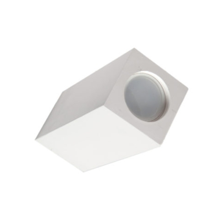 Faretto esterno 86 LV Stucchi per cartongesso, porta lampada GU10, dimensioni 70x190 mm, materiale Gesso
