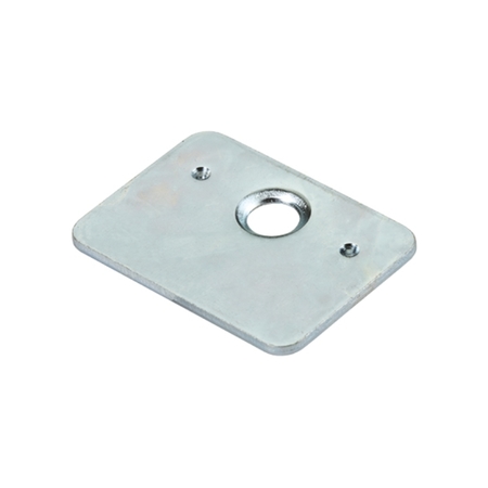 Contropiastra Maco per chiusura magnetica, con 1 foro, spessore 1,5 mm, dimensioni 30x22 mm, finitura Ferro Zincato