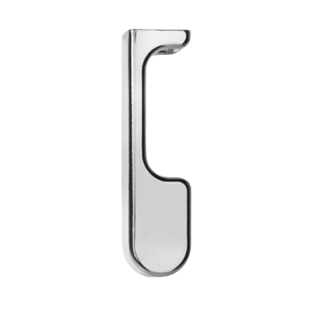 Supporto laterale 152 mafos per armadio, per tubo ovale 30x15 mm, foro vite superiore m6, zama finitura cromato