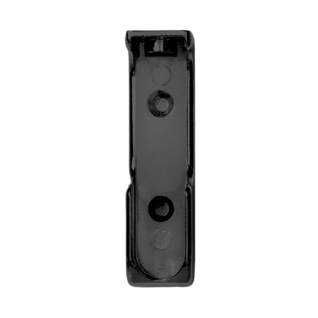 Supporto laterale 152 Mafos per armadio, per tubo ovale 22-30x15 mm, foro vite superiore M6, Zama finitura Nero Opaco