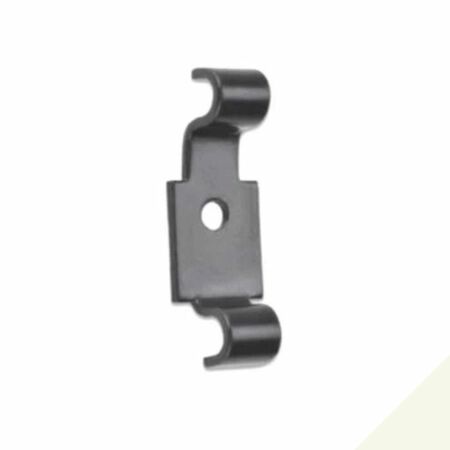 Cavallotto 626/T GB Manzoni per cremagliera Scala Reale, fissaggio con tassello, Acciaio finitura Bianco