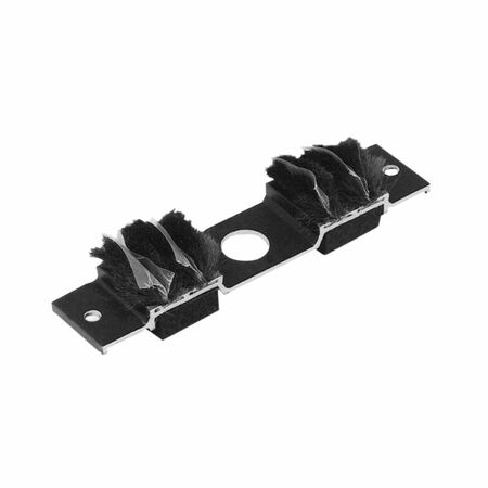 Tassello di tenuta centrale 6832 Master per scorrevole, con spazzolino, larghezza 23 mm, Alluminio finitura Elettrocolore Nero