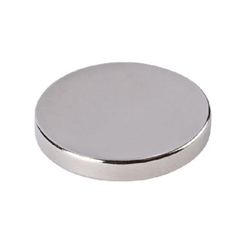 Bottone magnetico Neodimio senza foro Maco per chiusura mobile, diametro 20 mm, finitura Nichelato