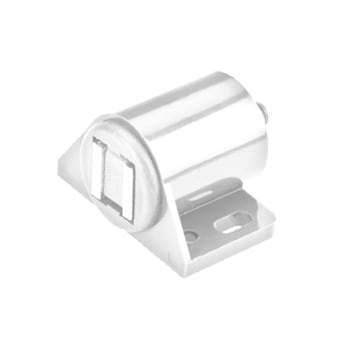 Chiusura magnetica regolabile da applicare Maco per chiusura mobile, lunghezza 30 mm, finitura Bianco