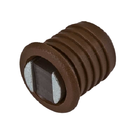 Calamite da incasso Maco per mobile, lunghezza 13 mm, finitura Marrone