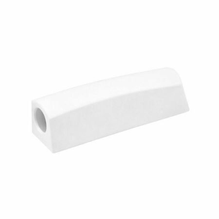 Adattatore cricchetto a scatto Maco per mobile, con paracolpo, corsa 14 mm, finitura Bianco