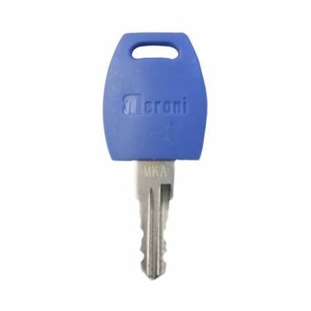 Chiave maestra Meroni, serie M1, dimensione 27x22 mm, Plastica Blu