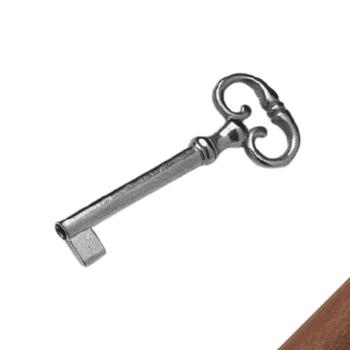 Chiave O1692 Meroni per serratura da mobile, lunghezza stelo 42 mm, finitura Bronzato