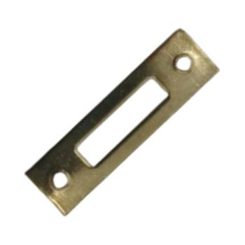 Controbordo O800 Meroni per serratura da mobile, dimensioni 58x16 mm, finitura Ottone