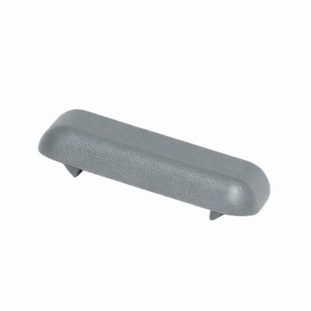 Cappetta copriforo 4V988 Medal per asola di drenaggio, inserimento a scatto, dimensione 45x15 mm, Nylon finitura Grigio