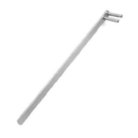 Asta per serratura 2A33 Meroni 0842, lunghezza 500 mm, Acciaio finitura Zincato