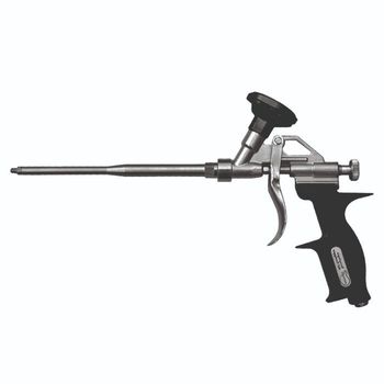 Pistola professionale PP Frame Mungo in metallo, speciale canna diametro 10 mm, per schiuma poliuretanica con bombola a vite