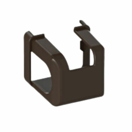 Copertura corta supporto per cerniera PVC da appoggio DT 130 e DT 160 Multi Matic Maico, finitura Marrone