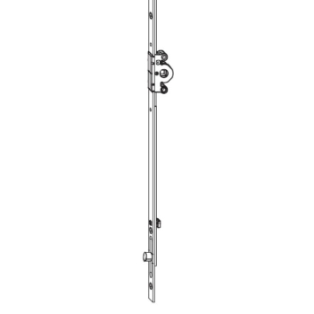 Cremonese Multi-Matic Maico per finestra a 1 anta, entrata 15 mm, altezza 1091-1340 mm, maniglia 400 mm, finitura Argento