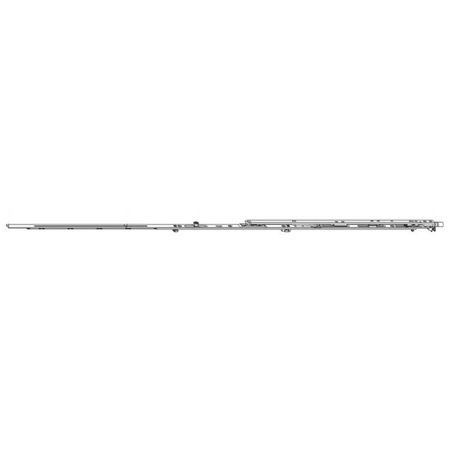 Forbice ad incasso premontata MULTI MATIC MAICO, lunghezza 1196,5 mm, senza aerazione LBB 1051-1300 mm, finitura Argento
