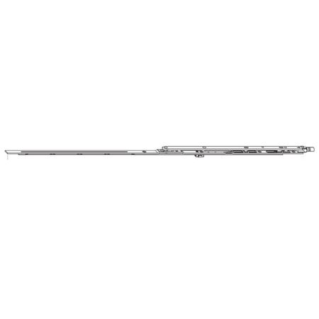 Forbice a incasso MULTI MATIC MAICO per trapezio, lunghezza 696,5 mm, larghezza battente 500-800 mm, finitura Argento