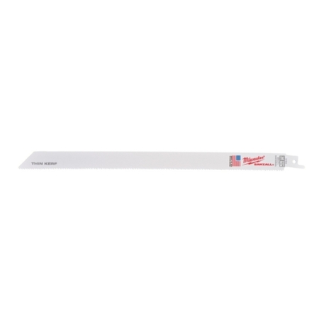 Set 5 lame Thin Kerf Sawzall Milwaukee per legno e metallo, lunghezza 300 mm, materiale denti Bi-Metal e Cobalto