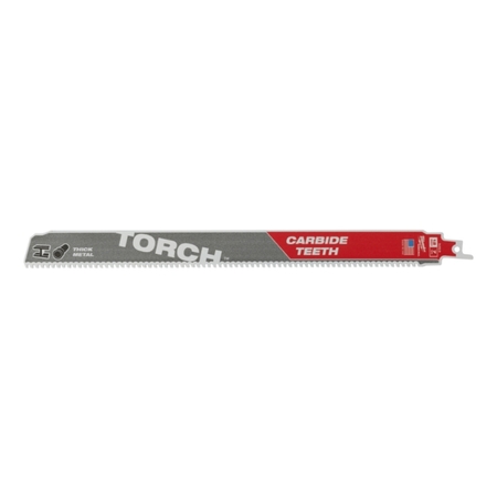 Set 5 lame demolizione Torch Milwaukee per metallo, lunghezza 300 mm, materiale denti Carburo