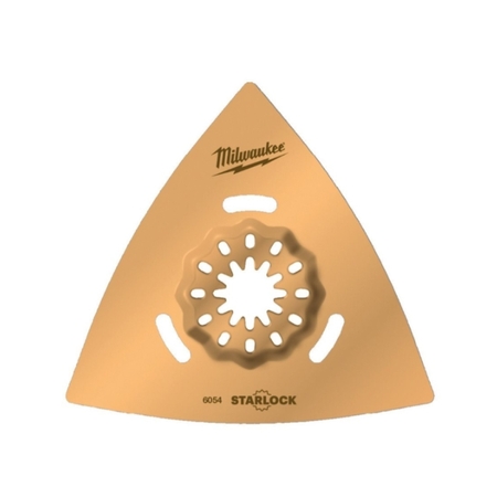 Lama a raspa Milwaukee per utensile multifunzione, per levigatura e lisciatura colla su piastrelle, dimensioni 80x80 mm, materiale Carburo