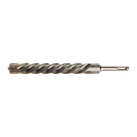 Punta SDS-Plus MX4 Milwaukee per muratura, 4 taglienti, diametro 24 mm, lunghezza 250 mm, materiale Carburo