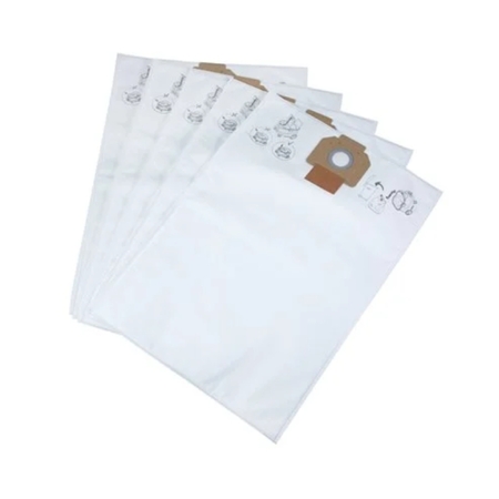 Set 5 sacchetti Milwaukee per aspiratore AS 30-42, filtranti, capienza 30 L, materiale Tessuto