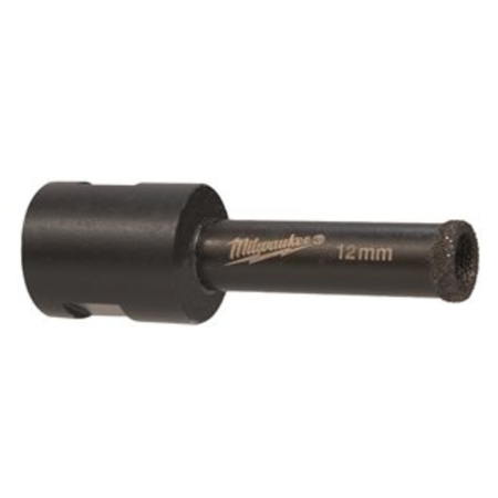 Punta diamantata a secco Diamond Max Milwaukee per trapano, attacco M14, diametro 12 mm