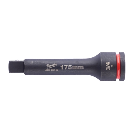 Prolunga Shockwave Milwaukee per bussola a macchina 1/4 pollici, lunghezza 175 mm, materiale Acciaio