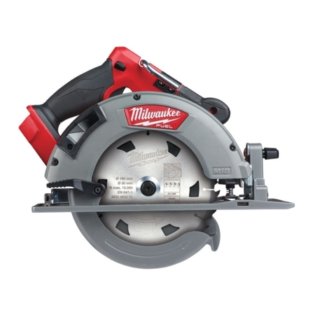 Sega circolare M18 FCS66-0C Fuel Milwaukee per legno, taglio fino a 66 mm, diametro lama 190 mm