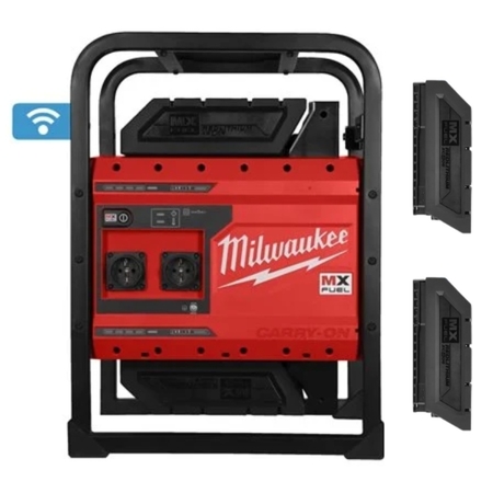 Generatore di corrente MXF PS-602 Fuel Milwaukee, potenza 1800-3600 W, bluetooth, batteria redlithium 6 Ah