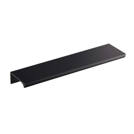 Maniglia 3620 Mital per mobile, interasse 128 mm, dimensioni 180x20 mm, Alluminio finitura Nero Opaco
