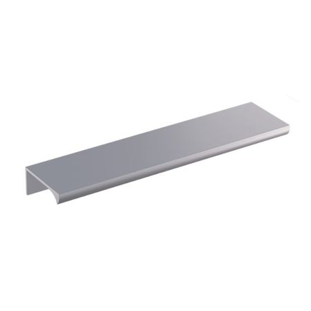 Maniglia 3620 Mital per mobile, interasse 32 mm, dimensioni 60x20 mm, Alluminio finitura Argento Anodizzato