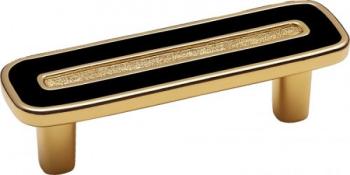 Maniglia per mobile  Interasse 96 Imperial gold 24Kt