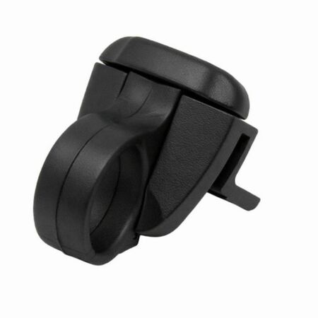 Cricchetto ad aggancio Ring Master con piastrine per telaio sormonto, profilo R40, dimensioni 34x66 mm, finitura Nero Opaco