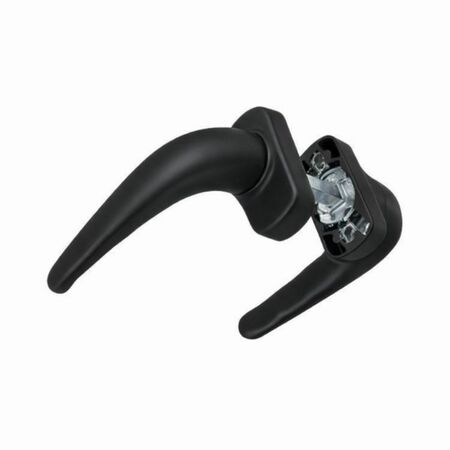Maniglia Comfort 3060 Master, con rosetta e molla, dimensione 31x61 mm, finitura Nero Opaco