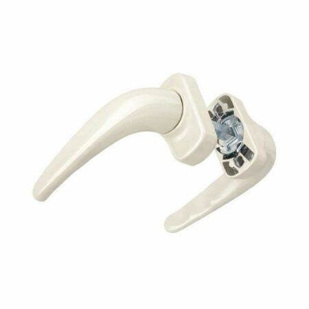 Maniglia Comfort 3060 Master, con rosetta e molla, dimensione 31x61 mm, finitura Avorio Chiaro