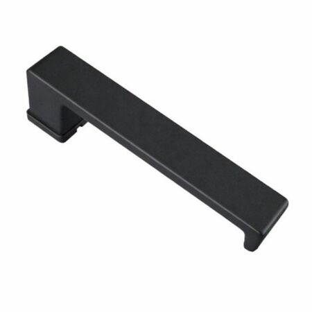Martellina minimal design Italia Master con mini rosetta per maniglia, quadro 7 mm, finitura Nero Opaco